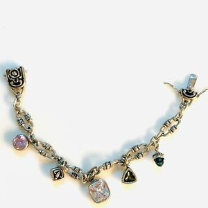 Park Lane Charm Bracelet with Faux Gems